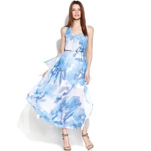 CALVIN KLEIN WATERCOLOR MAXI